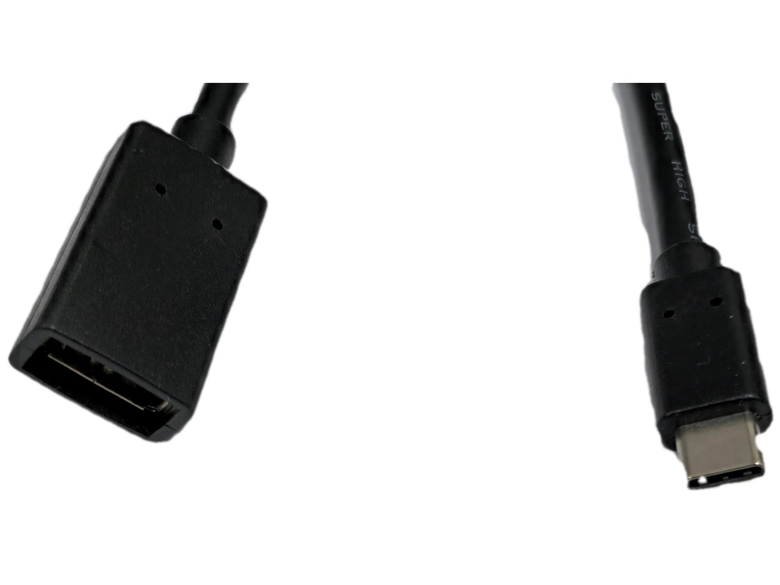 Adapter USB A Buchse auf USB C Stecker