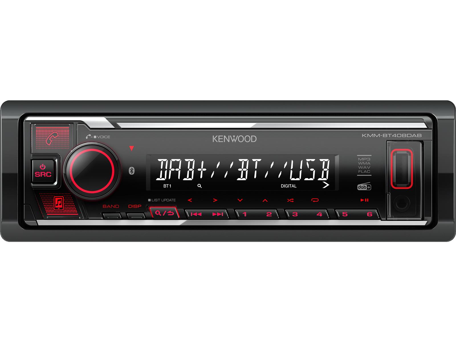 Kenwood KMM-BT408DAB inkl. DAB+ Antenne